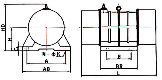 振動(dòng)電機(jī)外形結(jié)構(gòu)